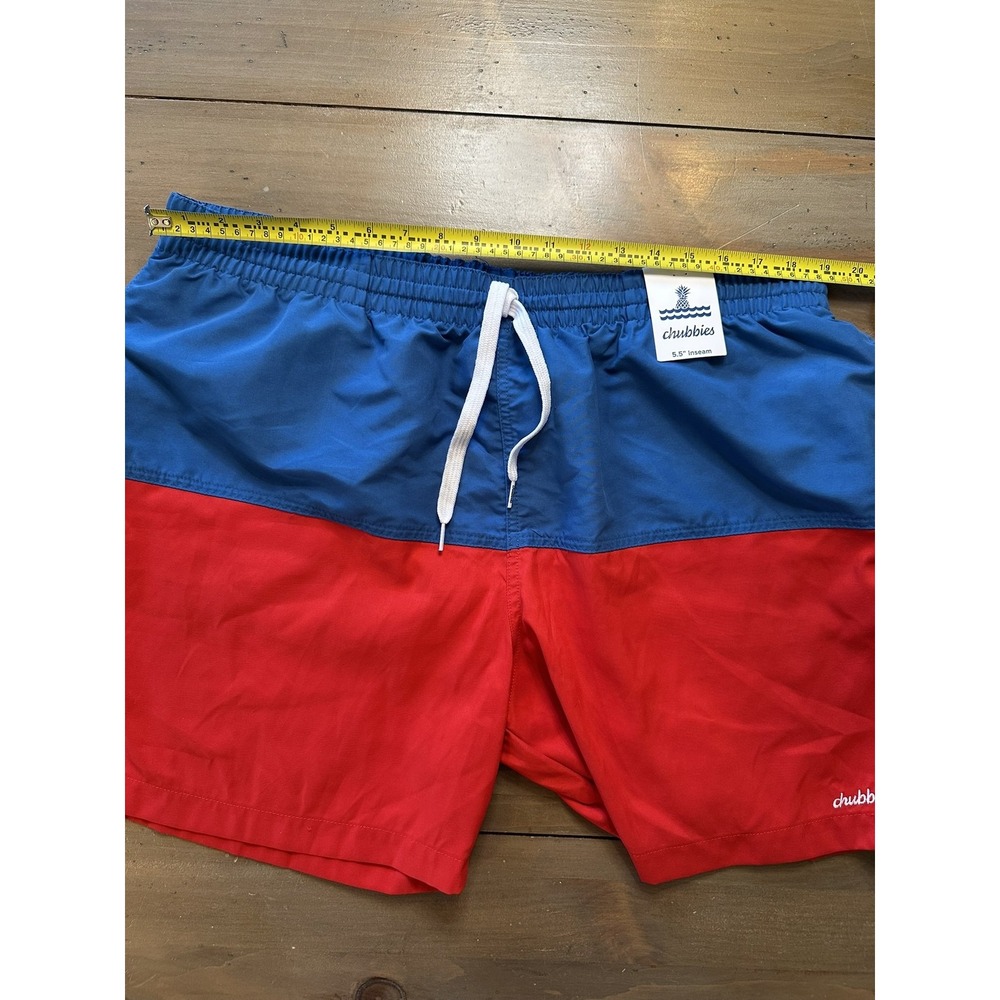 Chubbies Swim Trunks Shorts‎ Mens 2XL 5.5 Inseam Mesh Lined Drawstring USA - Picture 5 of 6